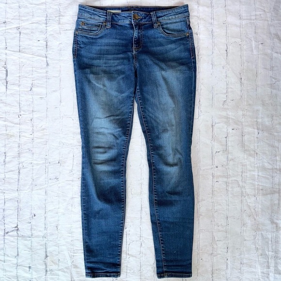 EUC Women’s Size 6 Kut From The Kloth Toothpick Skinny Denim Blue Jeans - Picture 1 of 8